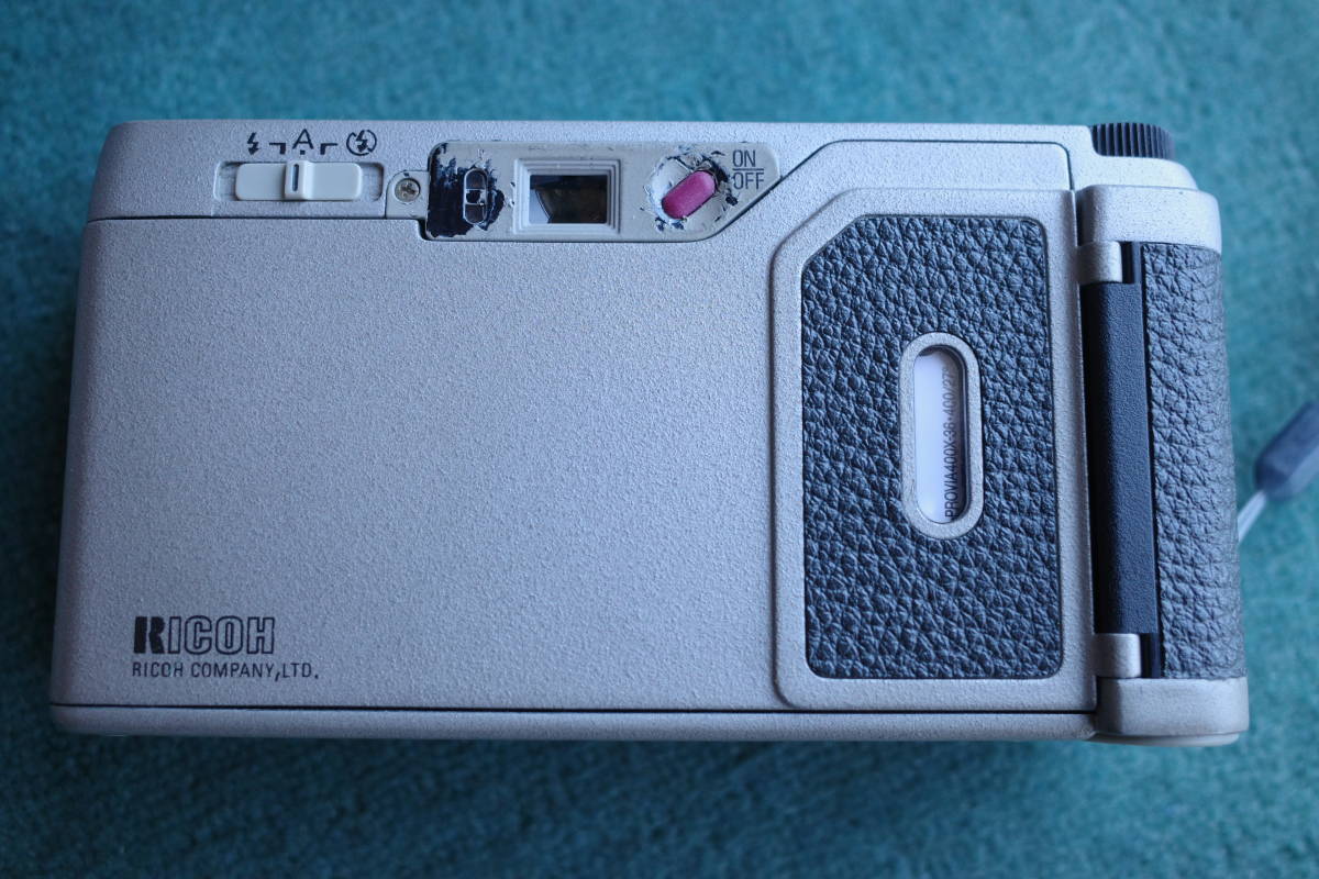 リコー RICOH GR1 シルバー 元箱付 ジャンク RICHO GR1 リコー ジャンク GR1 リコー RICOH 中古 コンパクトフィルム
