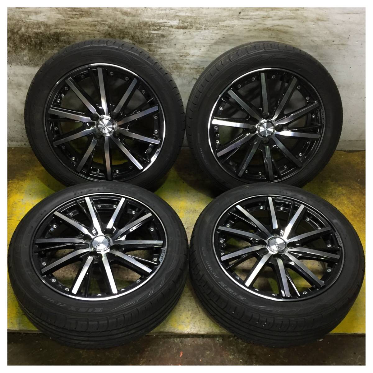④ FALKEN ZIEX ZE914 195/50R16 2019年製 9分目 アクア アクシオ