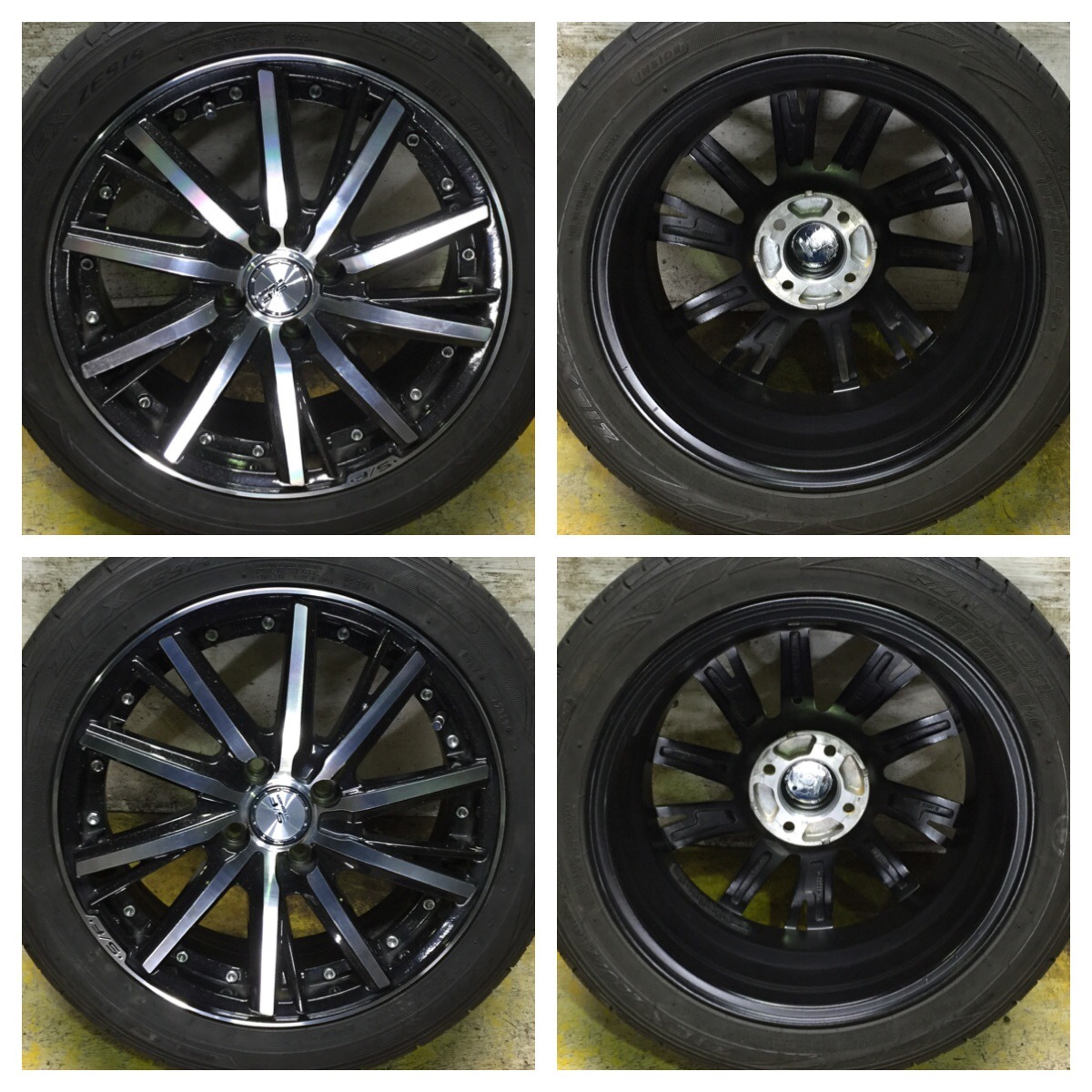④ FALKEN ZIEX ZE914 195/50R16 2019年製 9分目 アクア アクシオ