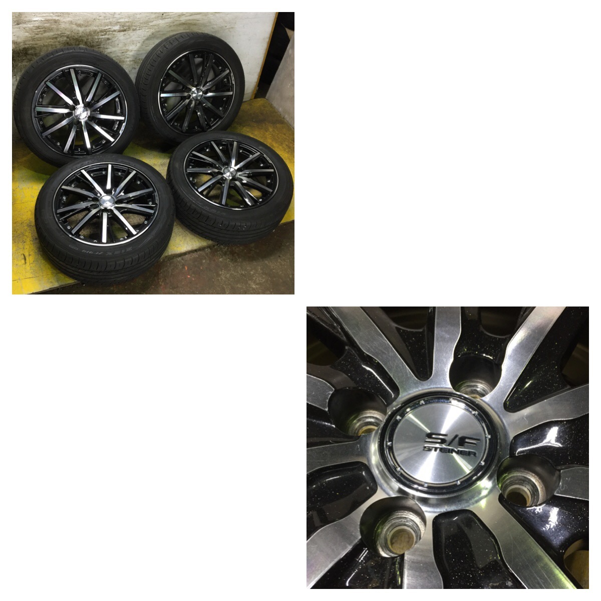 ④ FALKEN ZIEX ZE914 195/50R16 2019年製 9分目 アクア アクシオ