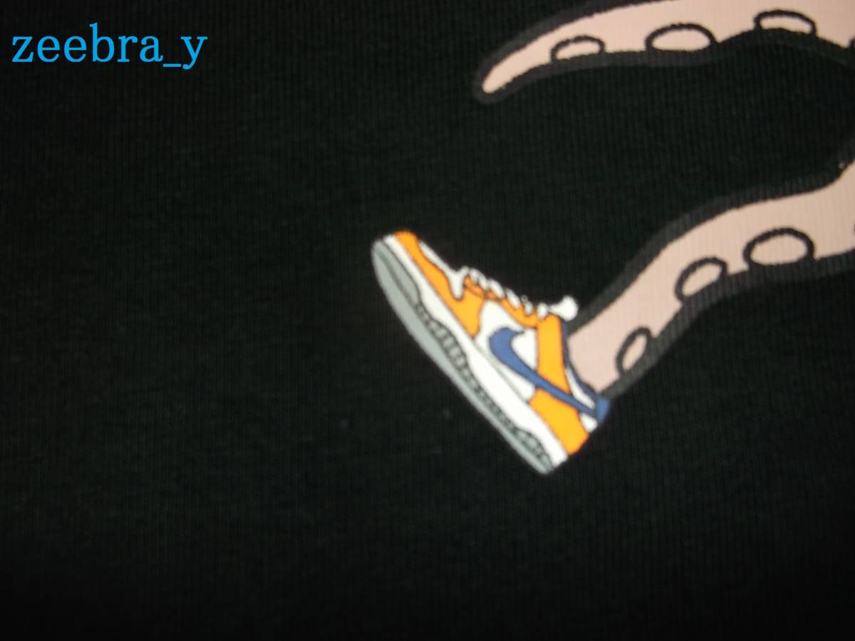 L タコ スニーカー 靴 送料185円 黒 新品 Tシャツ Lサイズ NIKE SB 半袖Tシャツ 未使用 タグ付き ナイキ 半袖 TEE Tシャツ 夏服 トップス