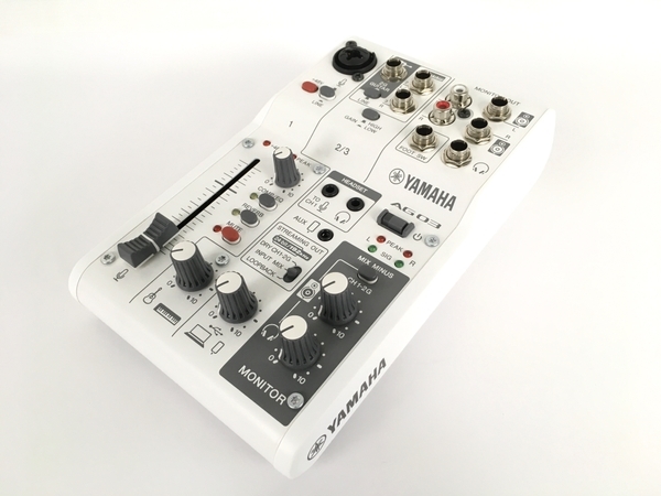 SALE，新作 YAMAHA AG03 MK2 ライブストリーミングミキサー ホワイト