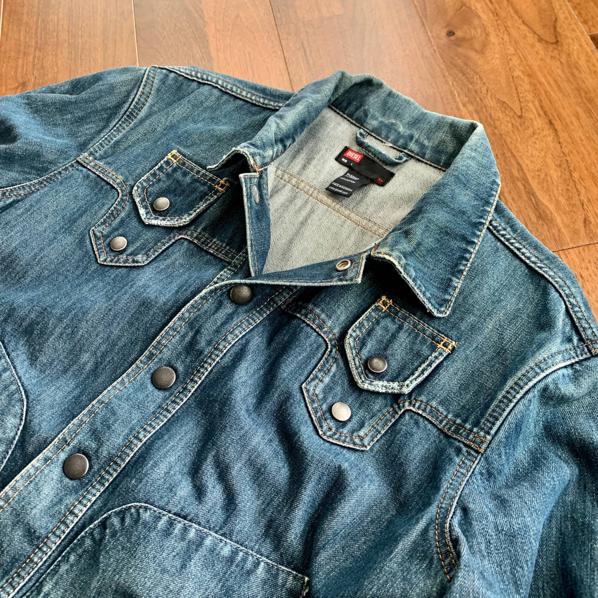 C07 美品『ディーゼル DIESEL』大きめLサイズ El Toro バックロゴ 