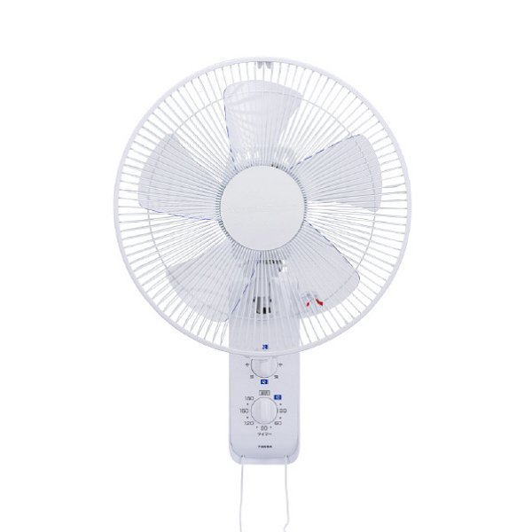 ●ユ●　新品　30cm 壁掛け扇風機 引きひも式 ロングコード約2.1m Y.TW-39.3D(W)(管理番号No-23)