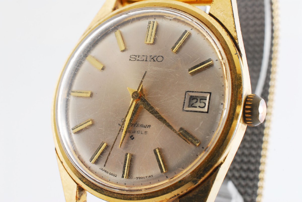 セイコー 手巻き SEIKO スポーツマン デイト 17石 ジャンク 