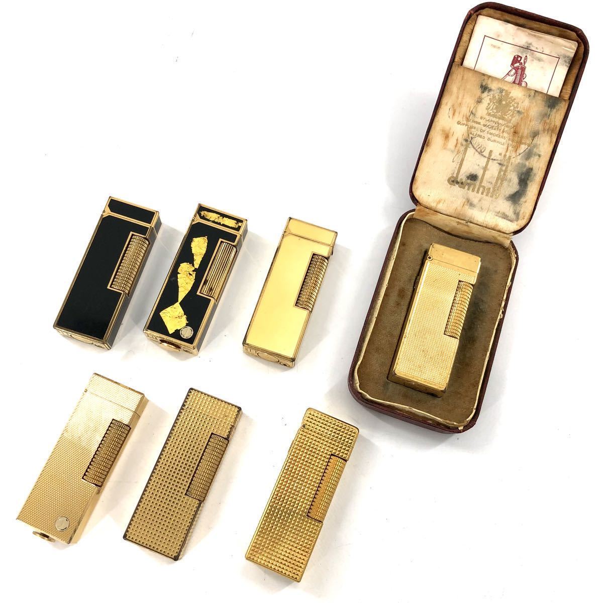 【新作登場，2025】 dunhill ライター 7点セット KA-163 ダンヒル ガスライター 火花確認済あり ゴールド ブラック イエロー 喫煙グッズ 小物 雑貨(ダンヒル)｜売買されたオークション情報、yahooの商品情報をアーカ ダンヒル