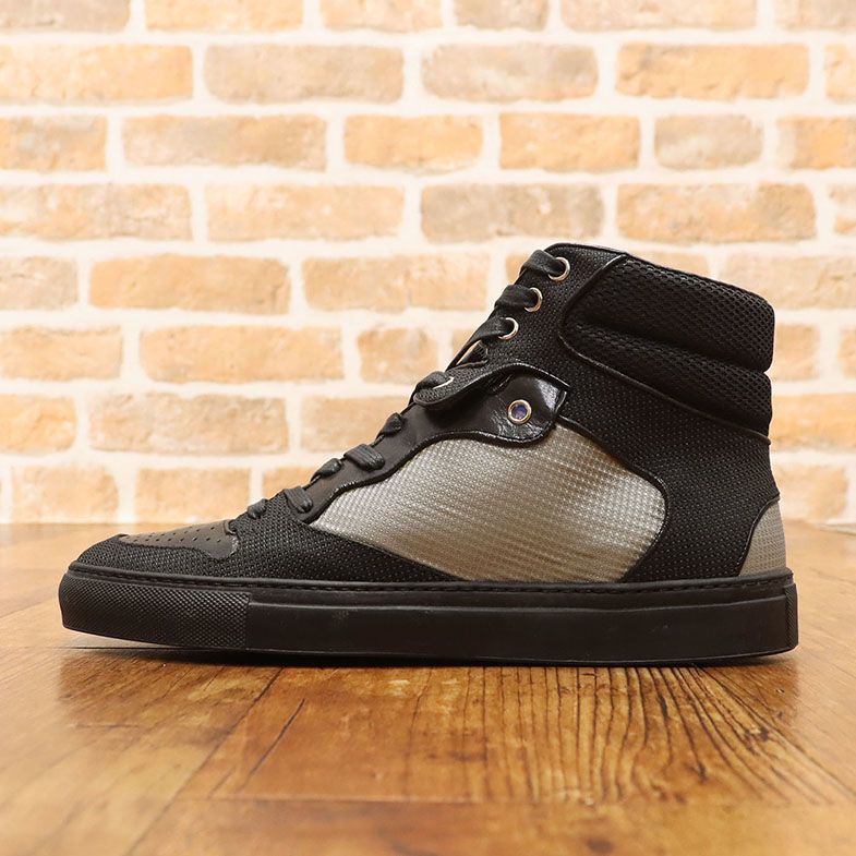 1円/BALENCIAGA/41(27cm)/訳 スニーカー 203099 レザー切替 バイカラー  