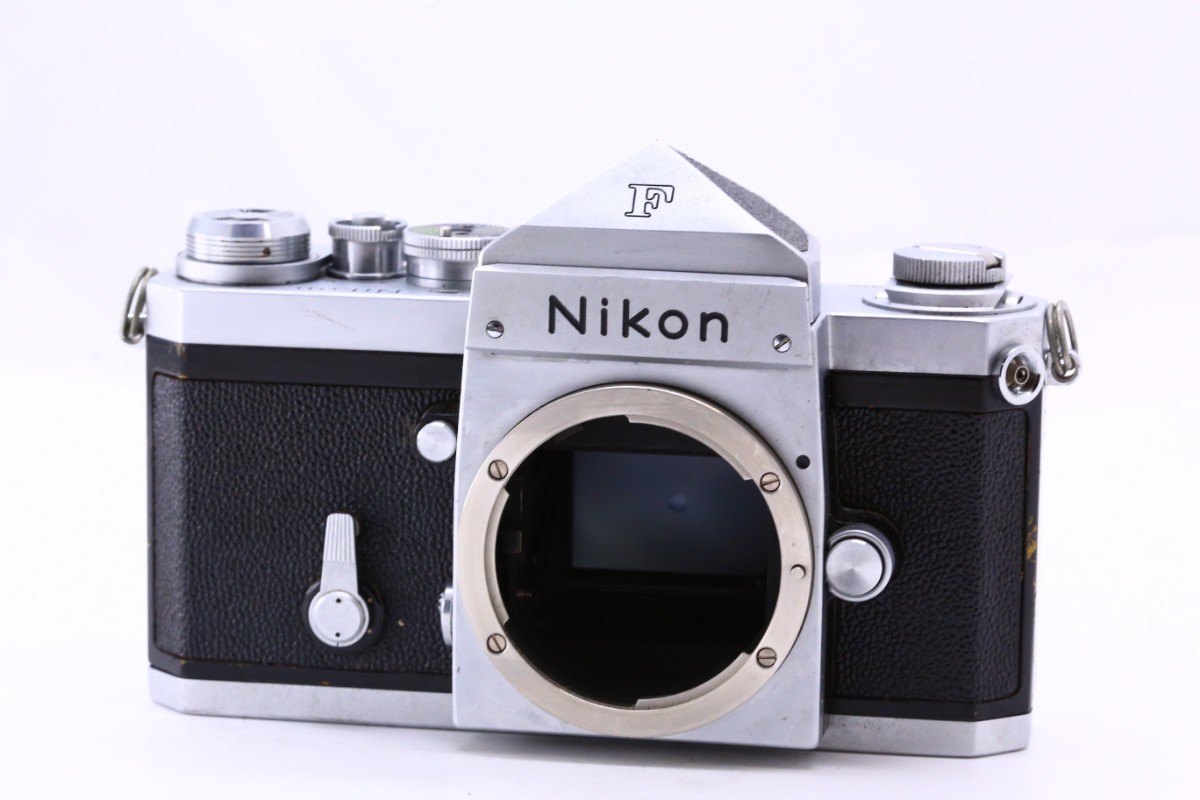 良品】 Nikon ニコン F アイレベル シルバー 中期 ボディ #9528 F アイ