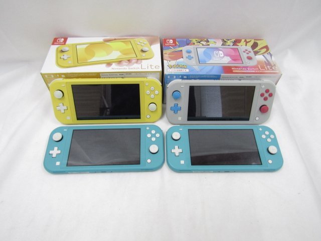 【ジャンク品】Nintendo Switch light本体4台 Nintendo Switch Lite グレー ジャンク Nintendo Switch Lite グレー
