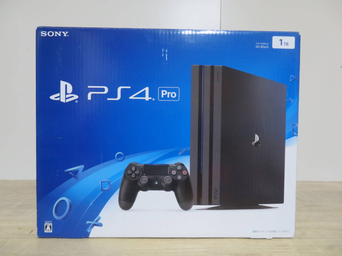 美品! SONY ゲーム機本体 PS4 Pro プレイステーション4 CUH-7000B 1TB 