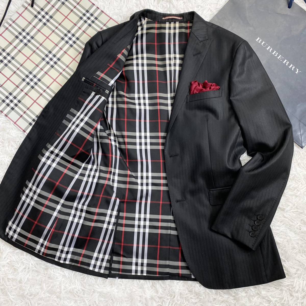 ☆希少 バーバリーノバチェック【美品】バーバリーブラックレーベル