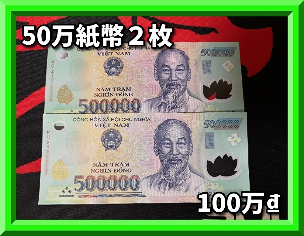 ベトナム 50000ドン紙幣 10枚セット ベトナムドン 50万ドン 10枚 ベトナム 50000ドン紙幣 10枚セット
