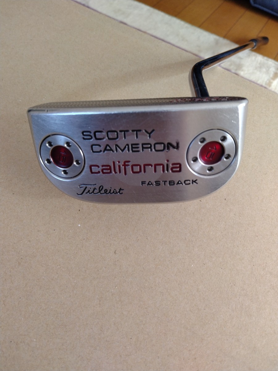 スコッティキャメロンパターcalifornia-FASTBACK34インチカバー付き純正品