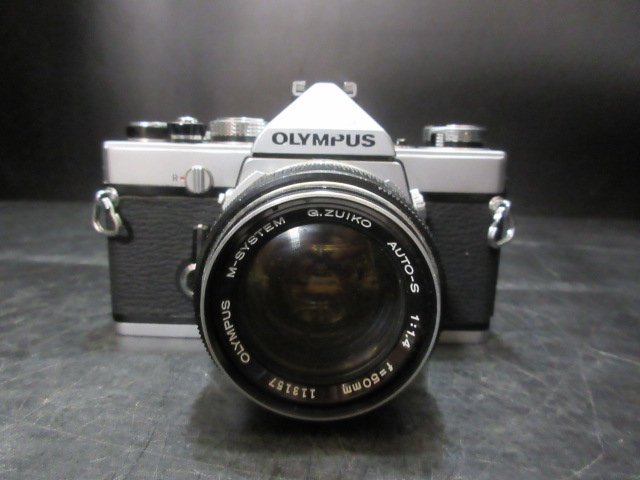 4 OLYMPUS OM-1 ジャンク - OLYMPUS OM-4＋ 55mm F1.2 ジャンク 