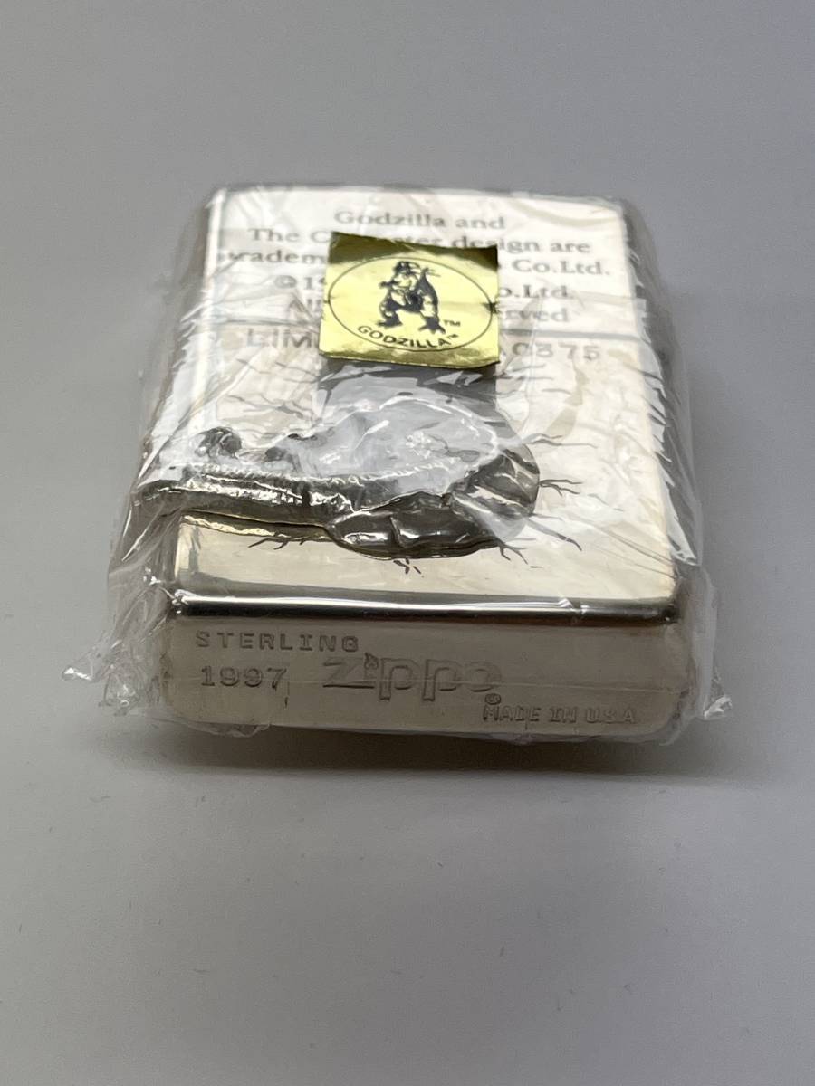 Zippo ジッポ ライター ゴジラ GODZILLA 限定品 1997 STERLING 
