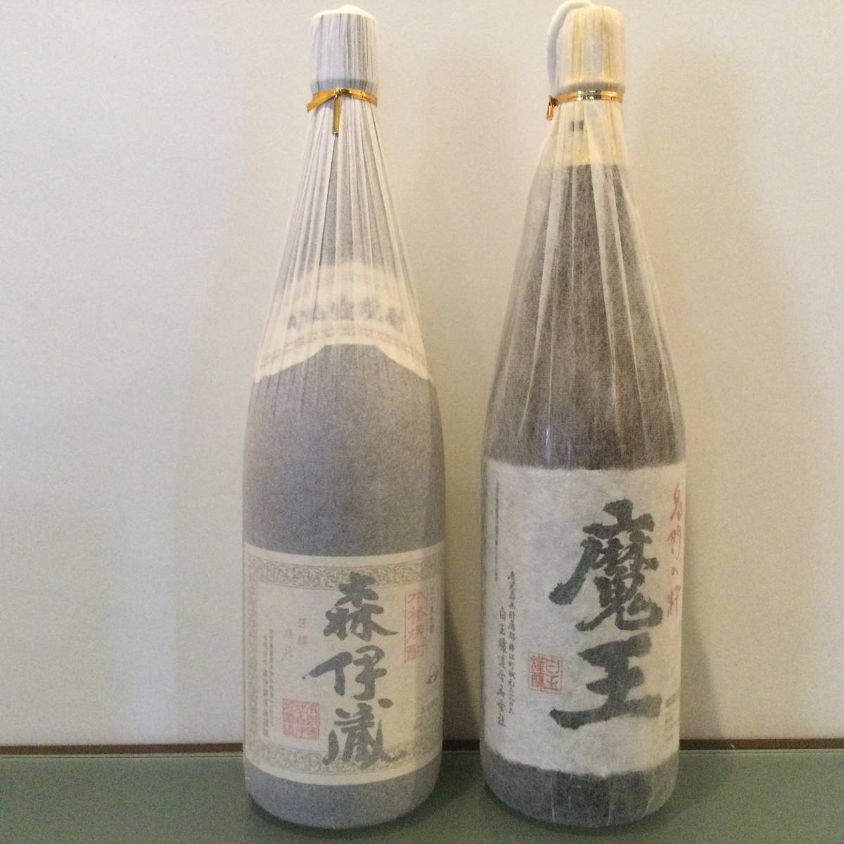 森伊蔵 魔王 1800ml 森伊蔵・魔王 芋焼酎 セット「感謝・金蓋紙箱入 