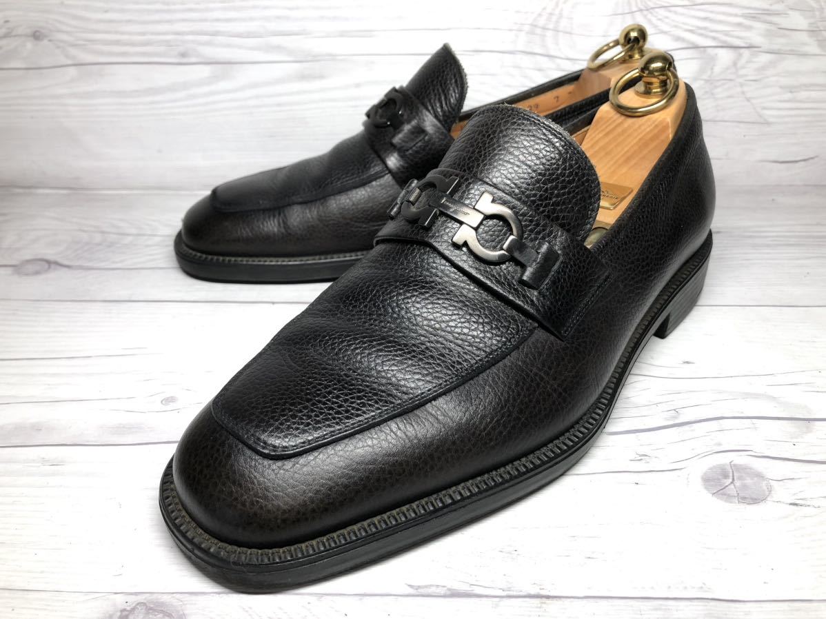 即決】Salvatore Ferragamo フェラガモ ガンチーニ メンズ 25cm程度 7