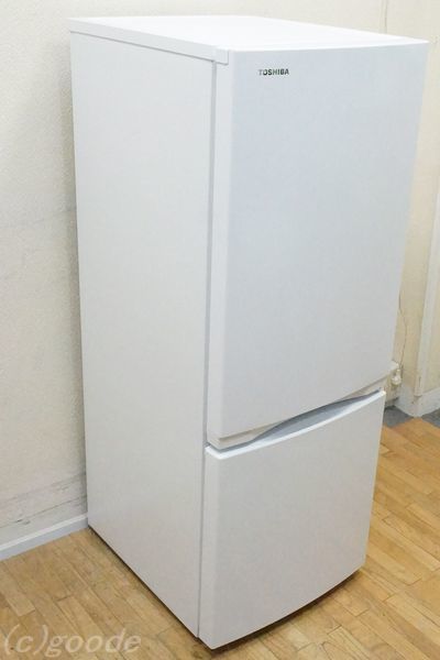 東芝２ドア冷凍冷蔵庫 ＧＲ－Ｔ１５ＢＳ ２０２２年　ホワイト美品 東芝2ドア冷凍冷蔵庫 GR－T15BS 2022年 ホワイト美品 美品