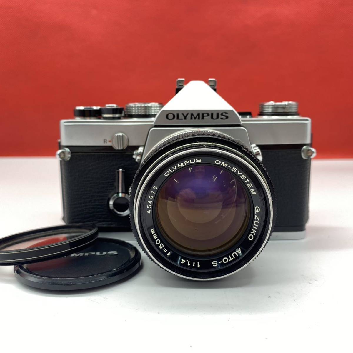 ◇A OLYMPUS OM-1 フィルムカメラ 一眼レフカメラ シルバー OM-SYSTEM