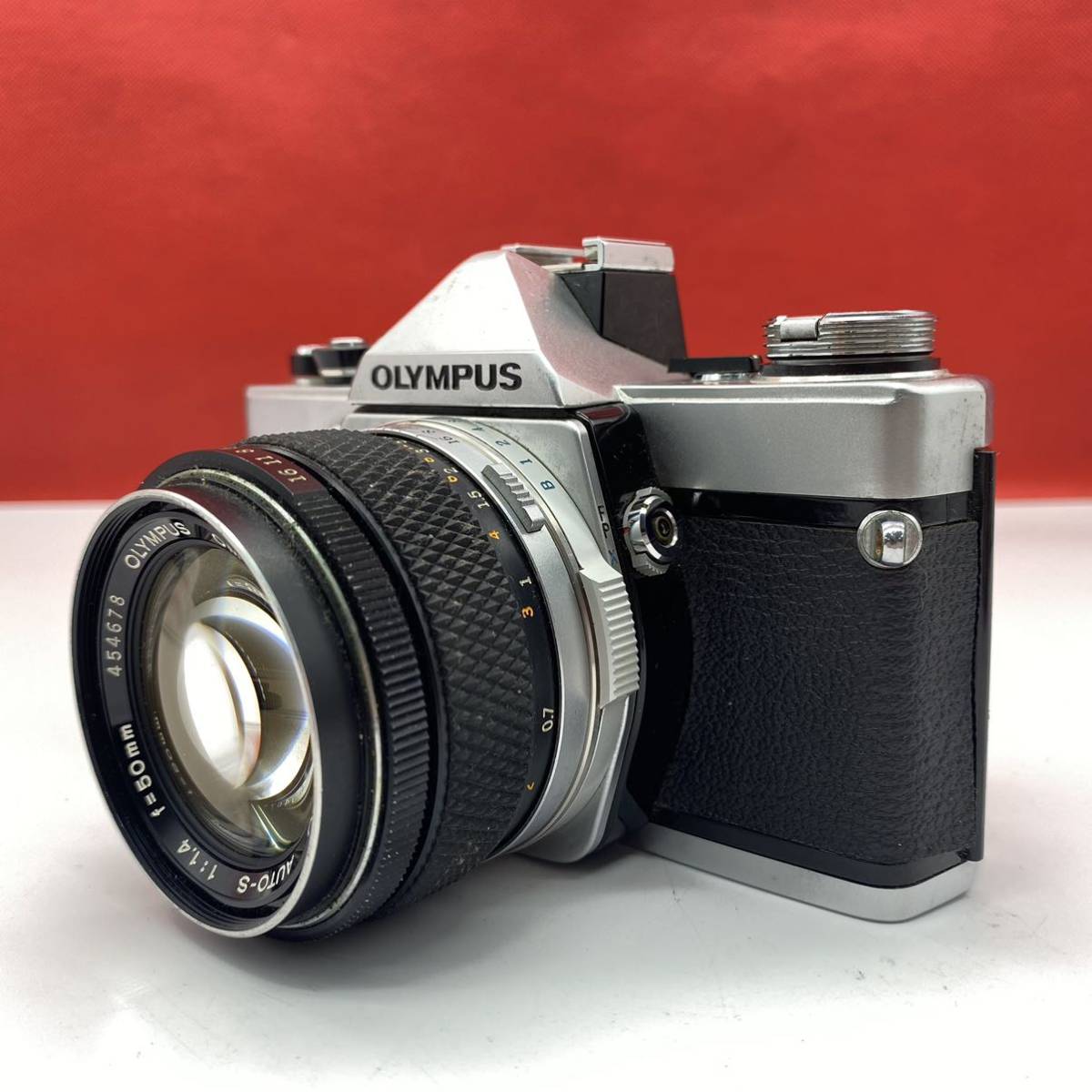 ◇A OLYMPUS OM-1 フィルムカメラ 一眼レフカメラ シルバー OM-SYSTEM