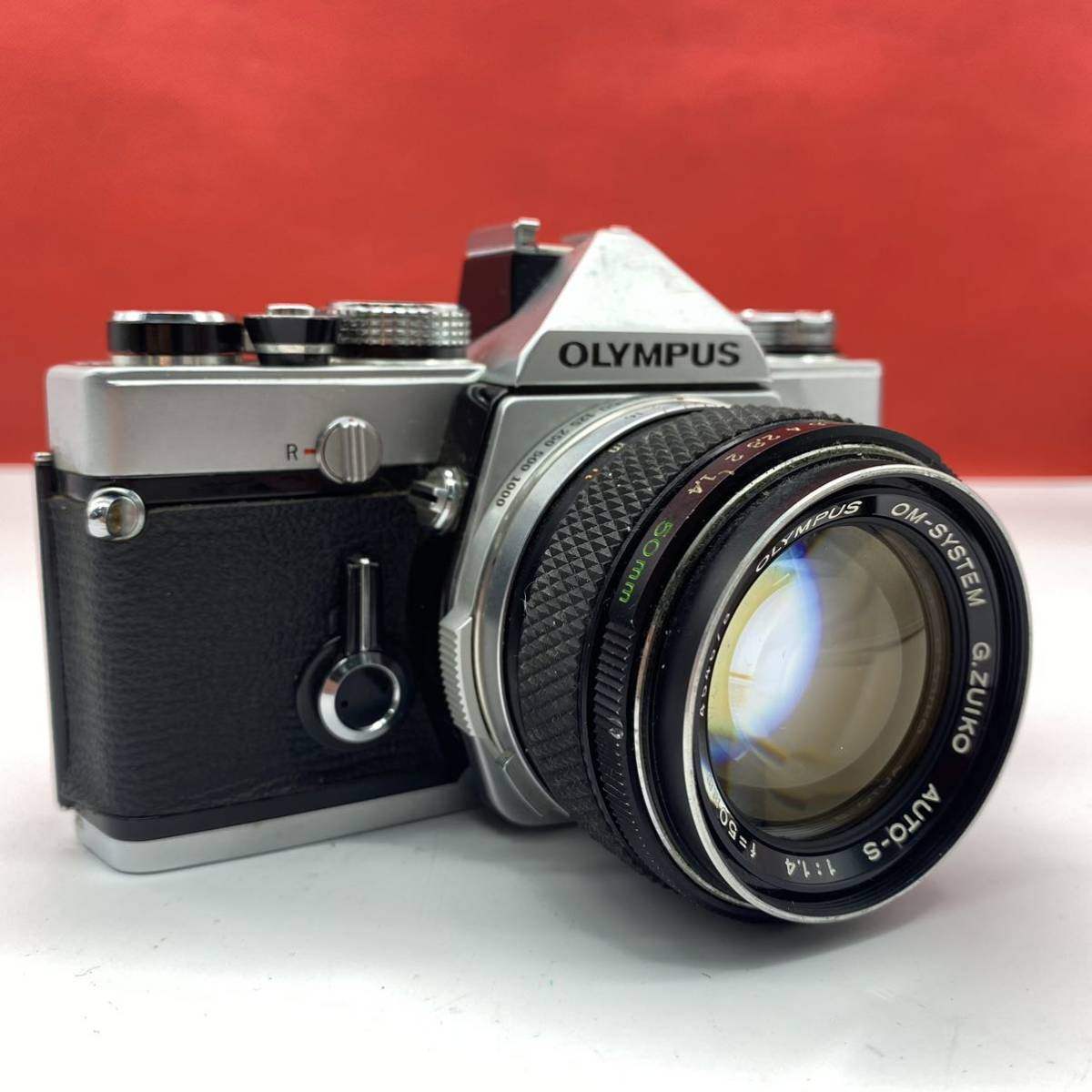 ◇A OLYMPUS OM-1 フィルムカメラ 一眼レフカメラ シルバー OM-SYSTEM