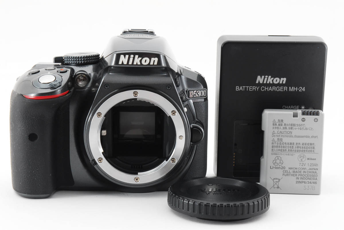 ★希少品★ニコン NIKON D5300 ボディ グレー #8584