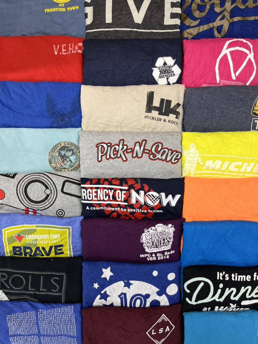 USA古着卸 半袖 両面 プリント Tシャツ 40枚 セット まとめ売り 1円