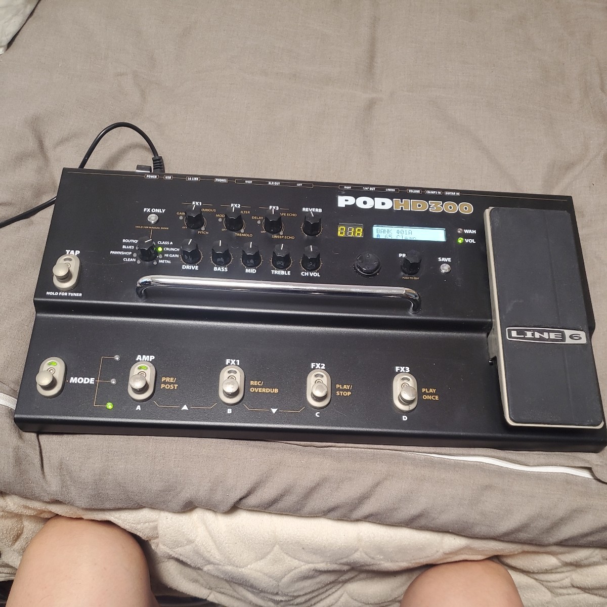 LINE6 POD HD300 フロアマルチエフェクター ACアダプター付き☆現状品