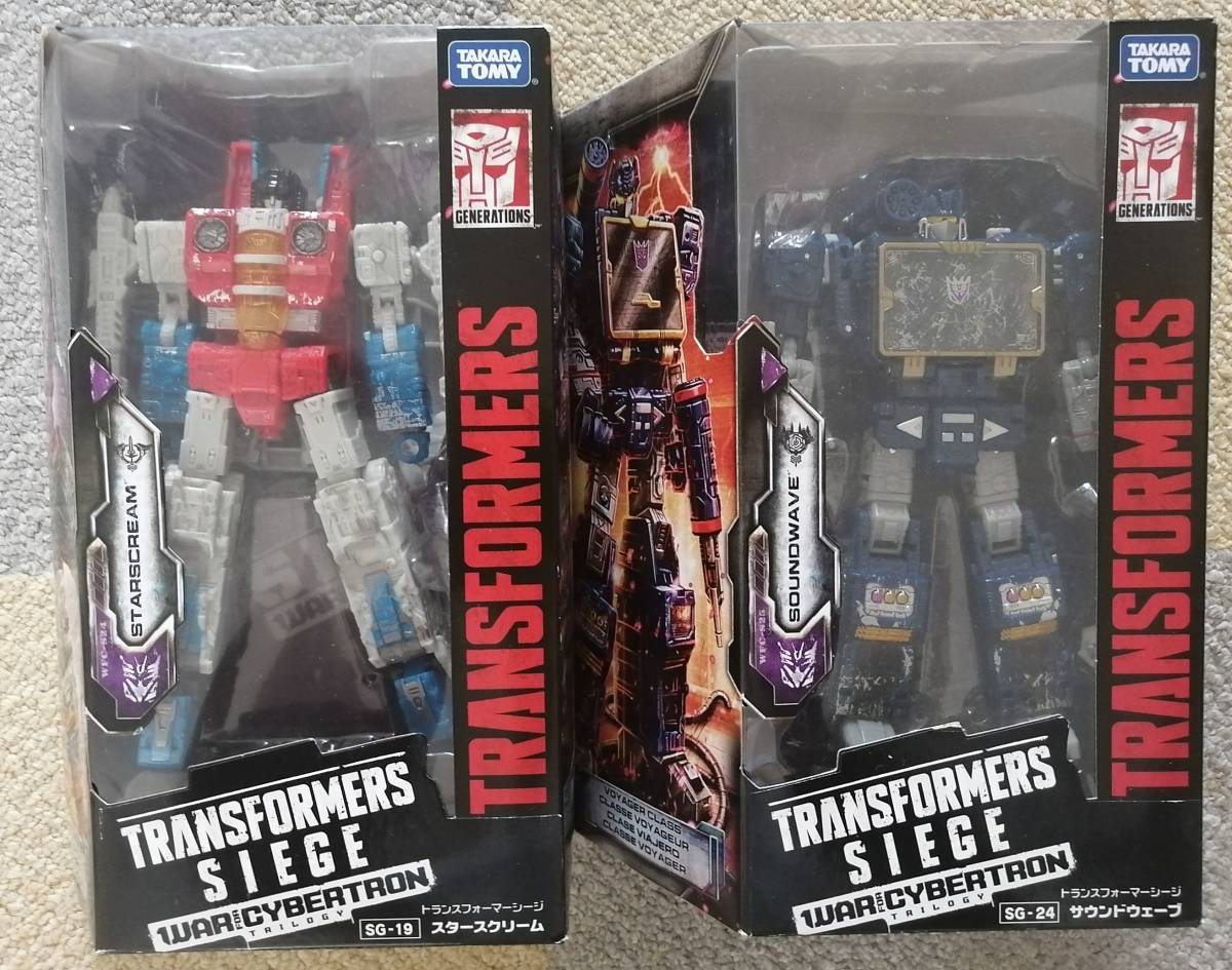 トランスフォーマー シージ4体セット メガトロン/スタースクリーム