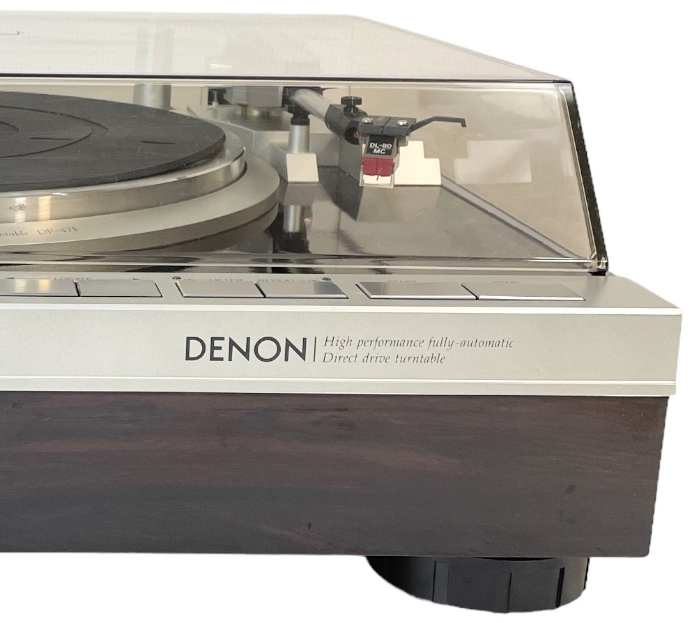 純正カートリッジ付☆整備品】DENON デノン DP-47F DL-80MC フルオート 