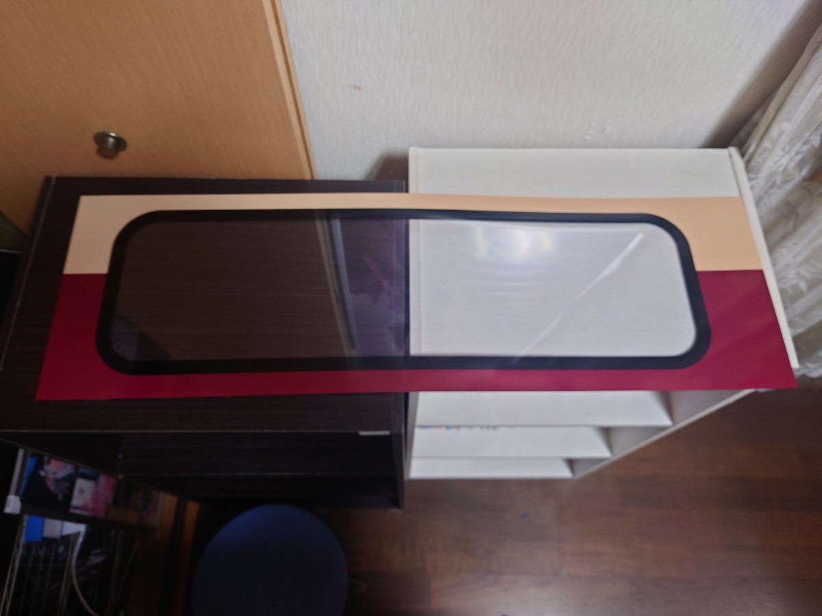 フレイトライナー製 側面行先表示器用方向幕パネル特急色(黒Hゴム) 中古