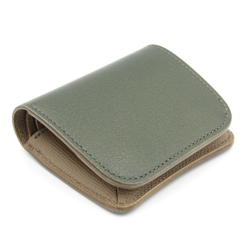 美品 WILDSWANS ワイルドスワンズ ミニ財布 アルランゴート/アース 