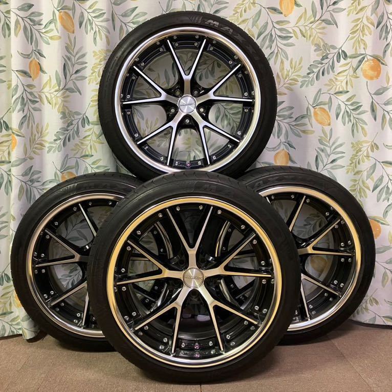 wedsマーベリック 905S 美品 19インチホイール タイヤセット PCD114.3 