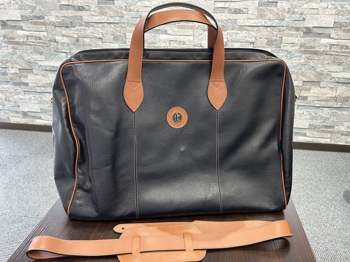 美品 アテストーニ ボストンバッグ 2way ショルダーバッグ イタリア製 旅行 a.testoni アテストーニ本革2WAYボストンバッグ イタリア製(ボストン