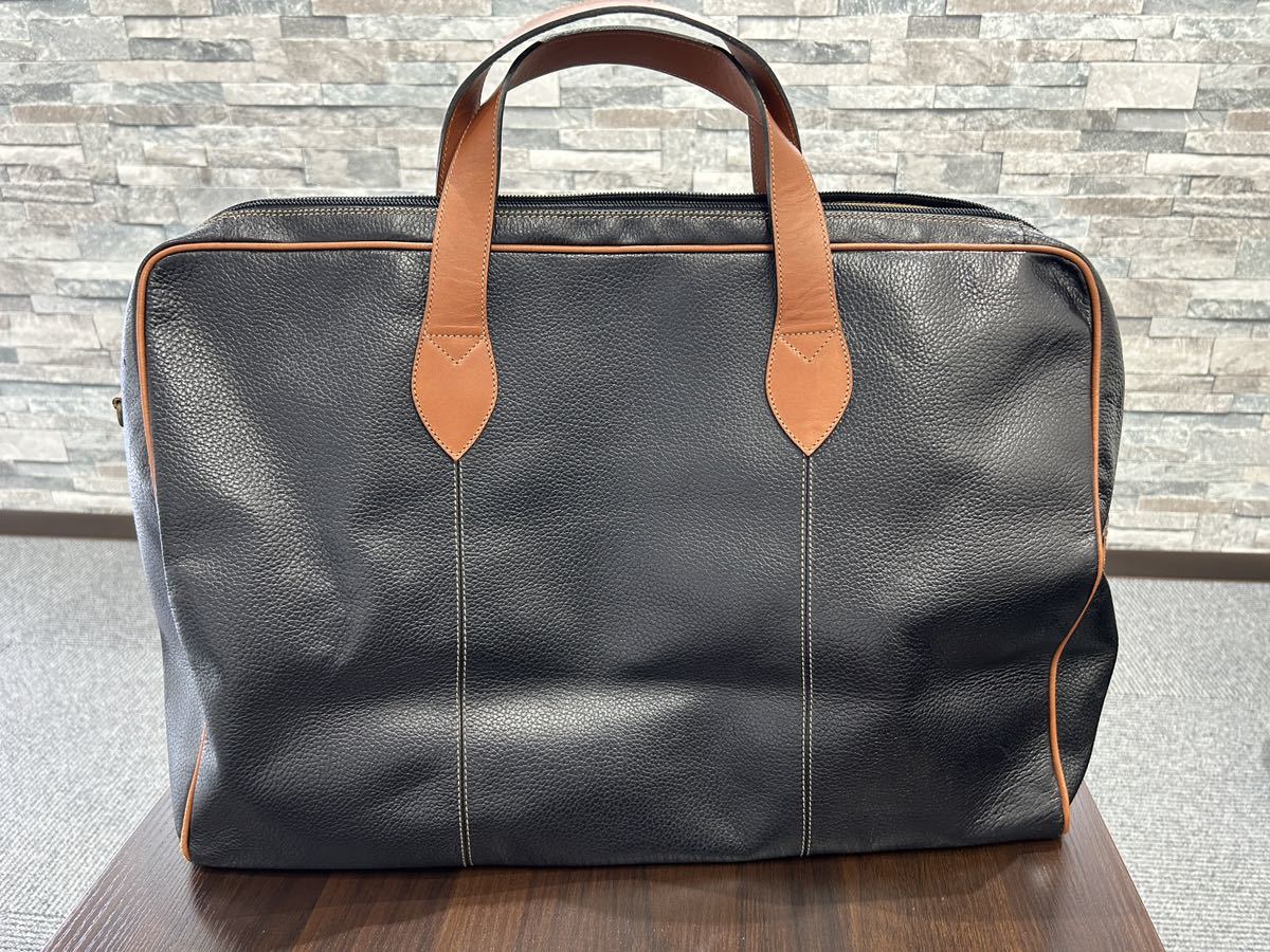 a.testoni アテストーニ本革2WAYボストンバッグ イタリア製(ボストン