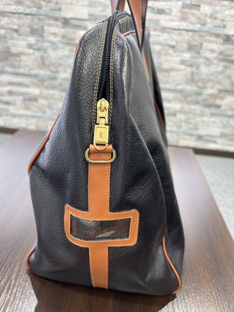 a.testoni アテストーニ本革2WAYボストンバッグ イタリア製(ボストン