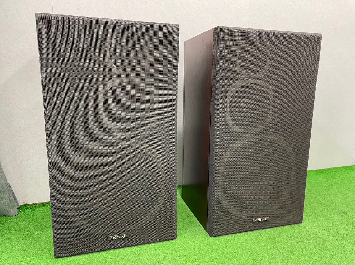 □t1729　中古★CORAL　コーラル　X-VII　ペアスピーカー　【2個口発送】