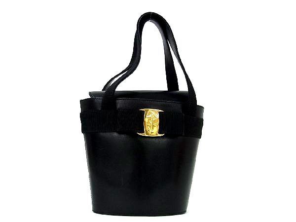 1円 □美品□ Salvatore Ferragamo フェラガモ BA216161 ヴァラリボン 