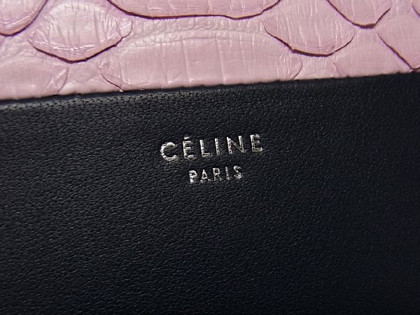 1円 □極上□本物□極美品□ CELINE セリーヌ ラージジップド