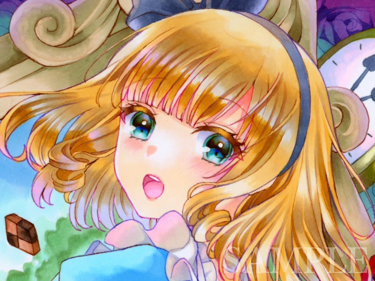 手描きイラスト ◇ オリジナル ◇ 創作 ◇ B5 ◇ 【Alice】 手描き