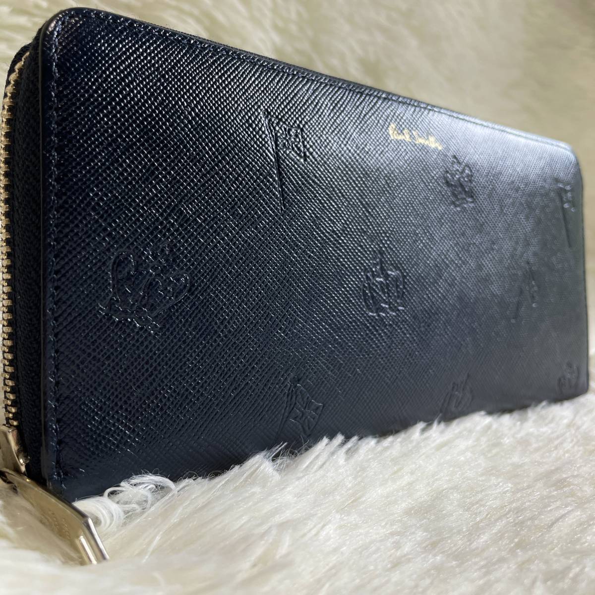ファッション小物 美品 ポールスミス ポールドローイング 長財布 