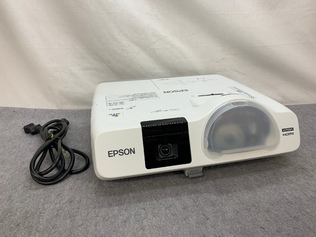 EPSON】短焦点 3LCD プロジェクター EB-536WT ランプ使用461＋0時間
