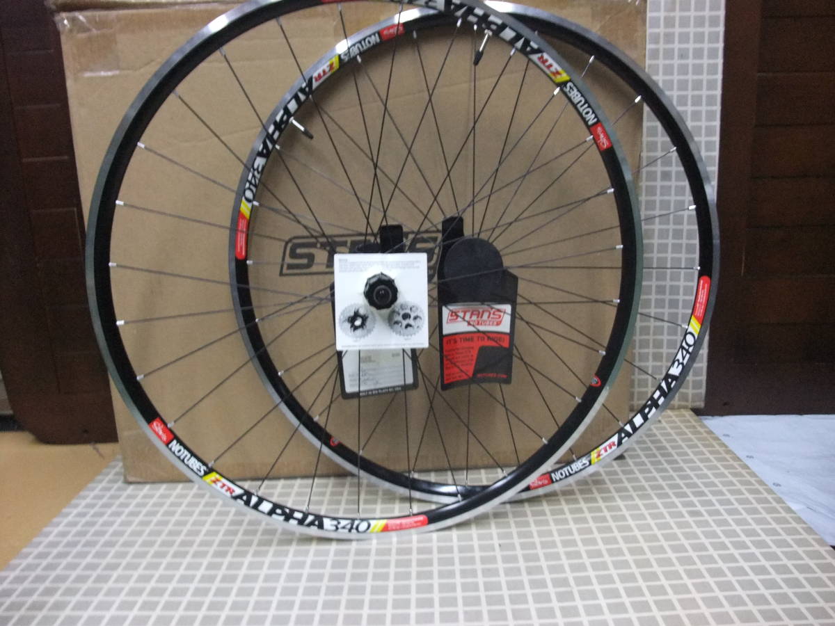Stan's NOTUBES ZTR Alpha340 Team ホイールセット シマノ11速用 0