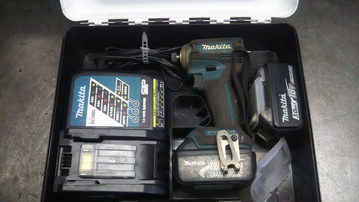 フルセット』マキタ充電式インパクトドライバ TD170D【動作確認 フルセット』マキタ充電式インパクトドライバ TD170D【動作確認