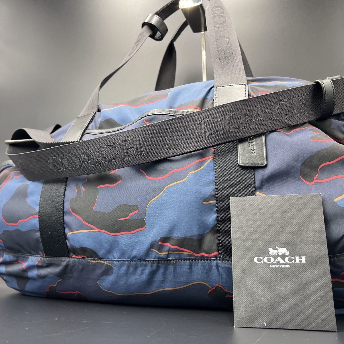1円 【未使用・定価10万】COACH コーチ ボストンバッグ ビジネス 
