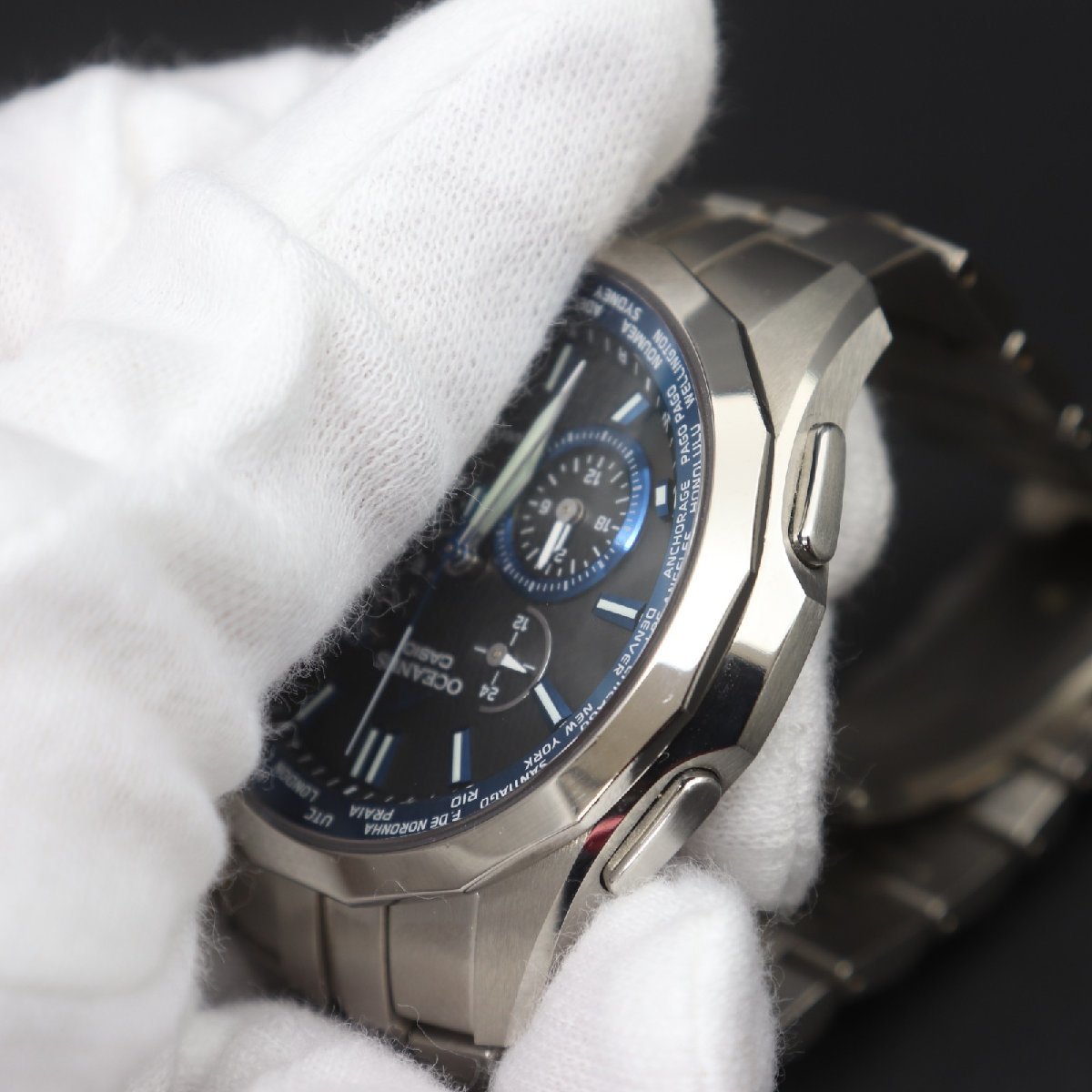 ITJTIDO61B5G 即決 本物 CASIO カシオ OCEANUS オシアナス マンタ OCW 
