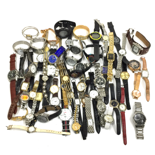 カルバンクライン 腕時計 K22411 黒文字盤 SV金具 クォーツ メンズ 他 フォリフォリ クラス14 等 大量 セット