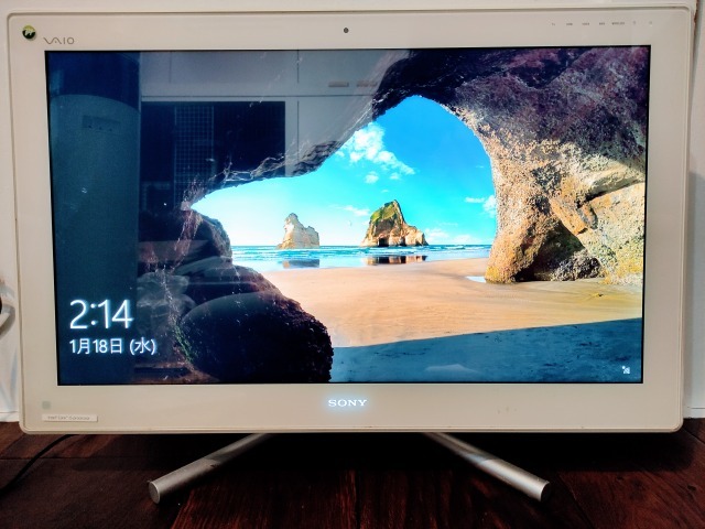 □動作品□SONY 一体型パソコン VPCL247FJ Core i5 -2450M メモリ増設