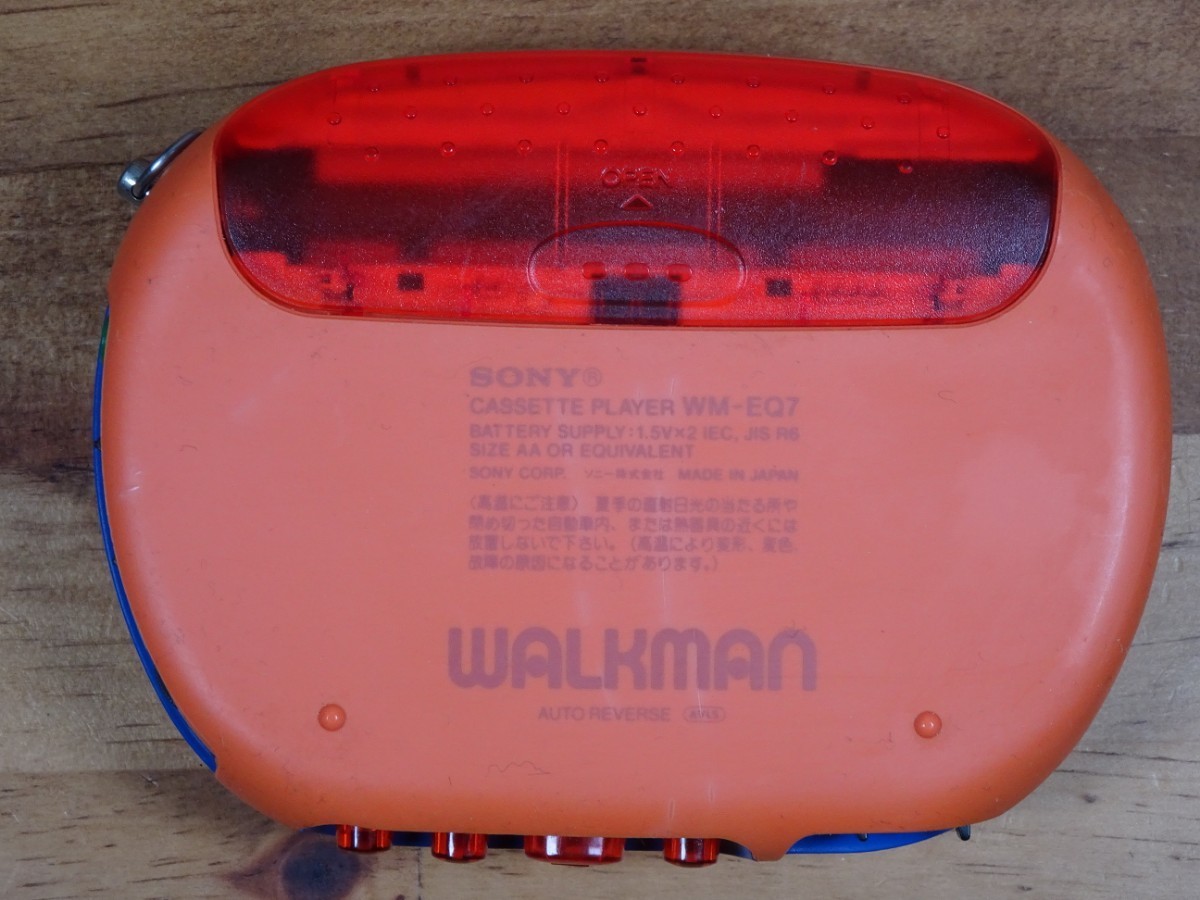 SONY Beans WM EQ7 カセットウォークマン WALKMAN オレンジ ソニー