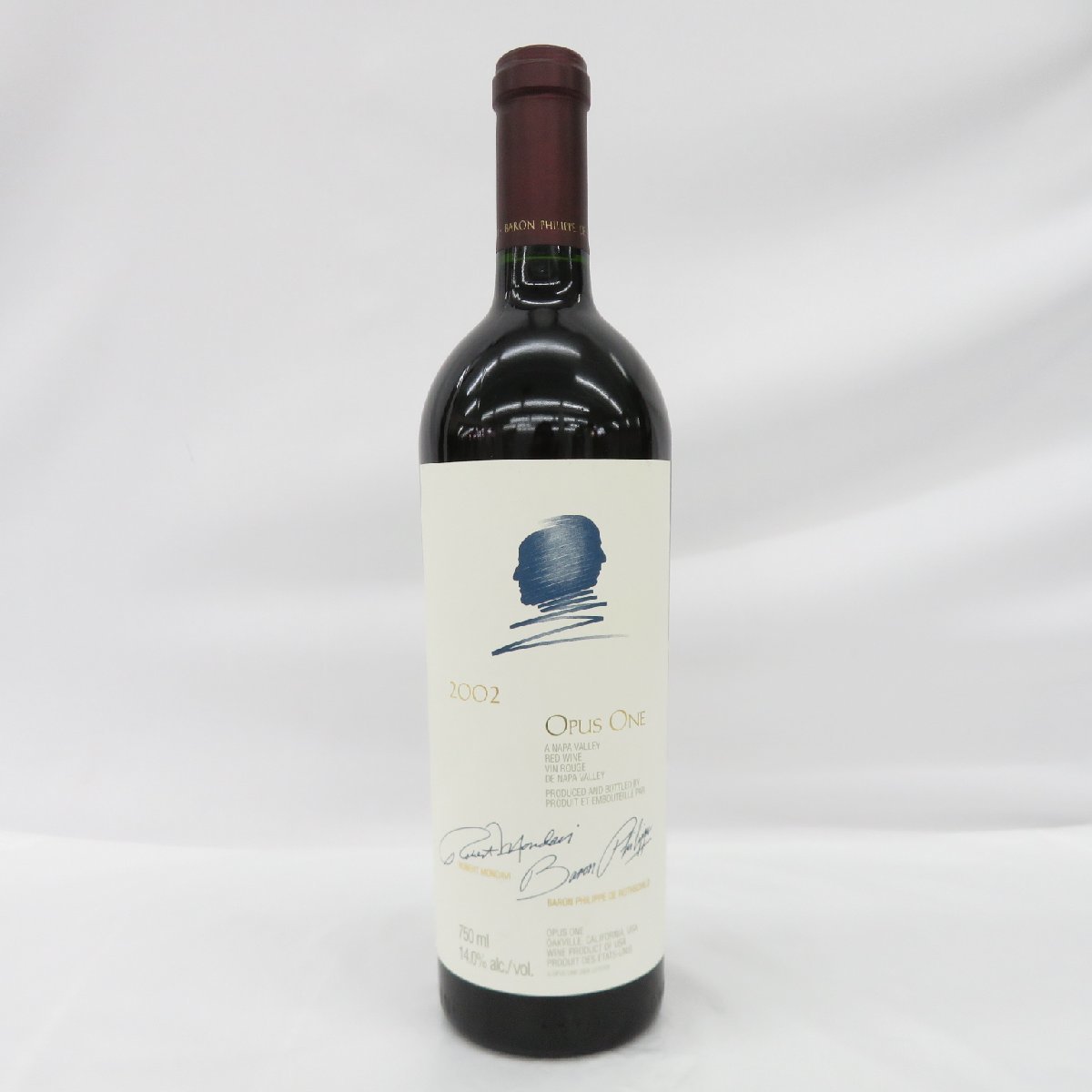 オーパスワン 0 ONE OPUS 未開栓 2002年 赤ワイン 1 750ml⁄14.0 Opus